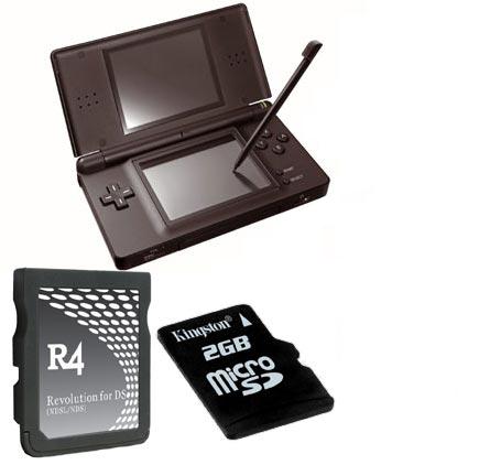 NINTENDO DS LITE + R4 + MICRO SD 2GB